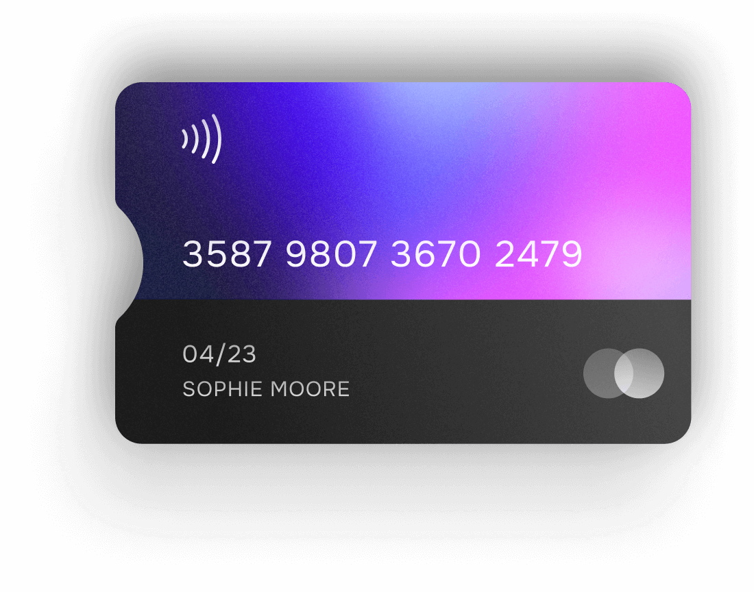 The Credit Card Of The Future - Bnkly X Webflow Template